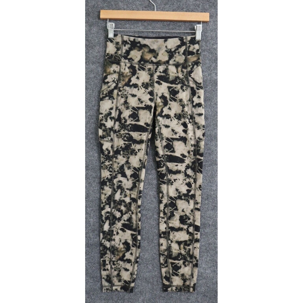 Lululemon Leggings Women 4 Beige Invigorate High Rise 25" Athleisure Yoga‎ Run